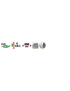 Ribimex forbice in alluminio lama curva 2