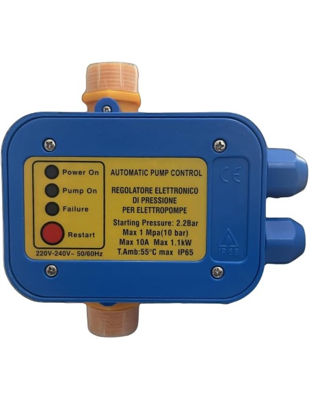 Press control regolatore di pressione per elettropompe