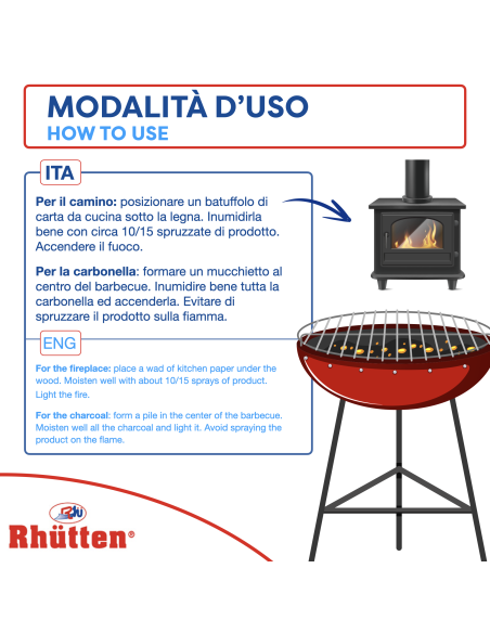 Rhutten Accendifuoco liquido