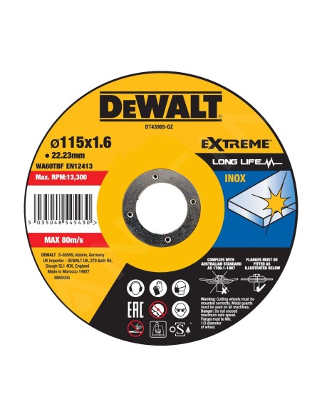 DeWalt disco da taglio per ferro / acciaio