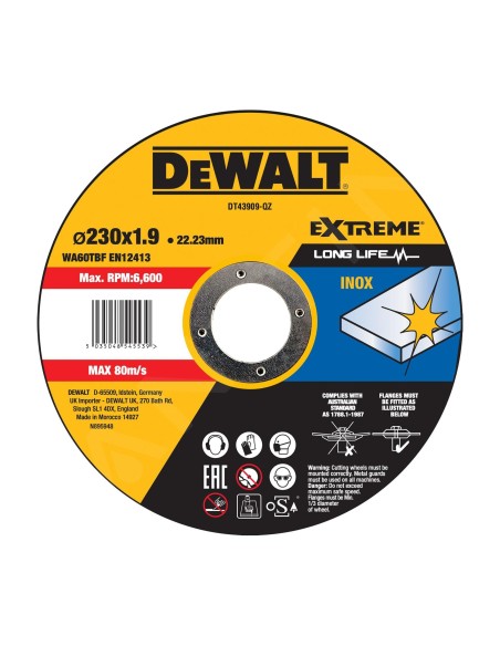 DeWalt disco da taglio per ferro / acciaio Ø 230x1.9